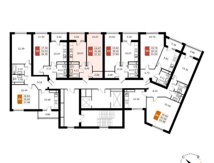 1-к. квартира, 37&nbsp;м²