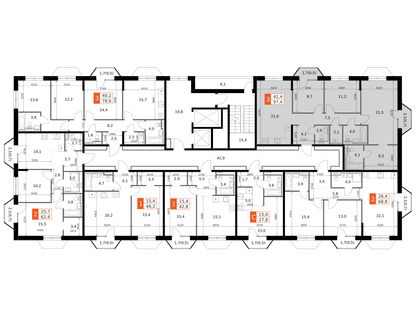 4-к. квартира, 97&nbsp;м²