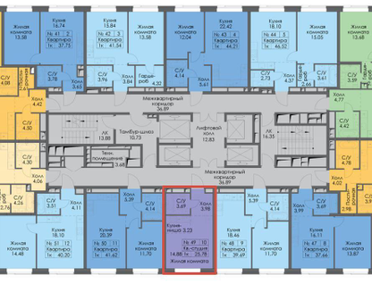 Студия, 25,8&nbsp;м²