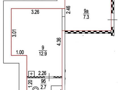Студия, 23&nbsp;м²