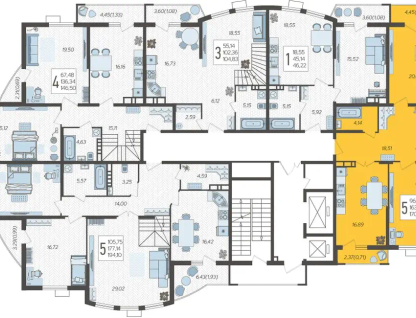 5-к. квартира, 170 м²