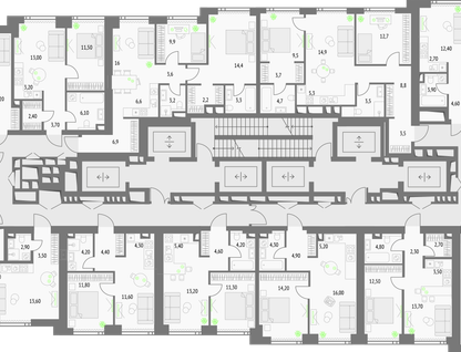 2-к. квартира, 64&nbsp;м²