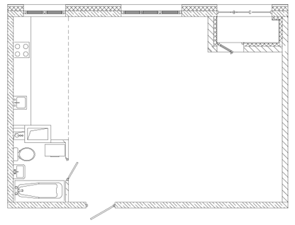2-к. квартира, 56&nbsp;м²