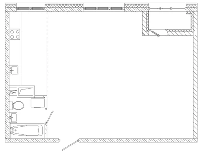 2-к. квартира, 56&nbsp;м²