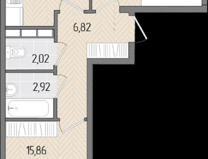 2-к. квартира, 62,3&nbsp;м²