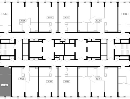 1-к. квартира, 41&nbsp;м²