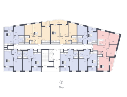 2-к. квартира, 63&nbsp;м²