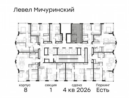 Студия, 22,3 м²
