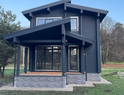 Двухэтажный дом, 112 м²