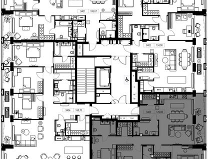 3-к. квартира, 125&nbsp;м²