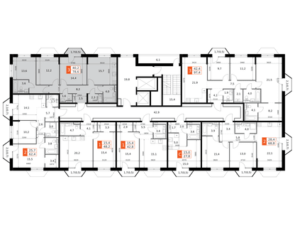 3-к. квартира, 78&nbsp;м²