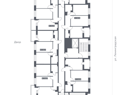 Студия, 65 м²