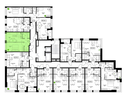 1-к. квартира, 37&nbsp;м²