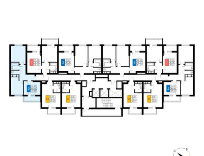 2-к. квартира, 48&nbsp;м²