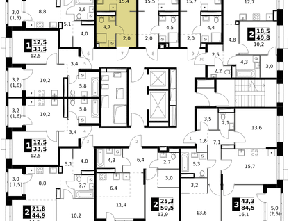 Студия, 26&nbsp;м²