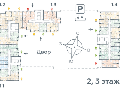 4-к. квартира, 86 м²