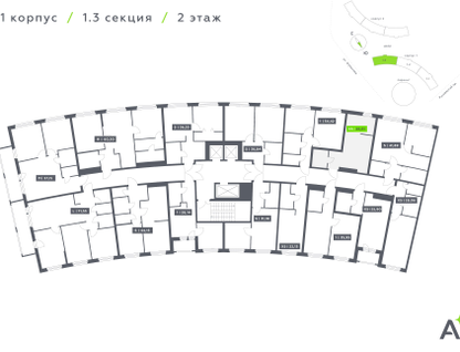 Студия, 26&nbsp;м²