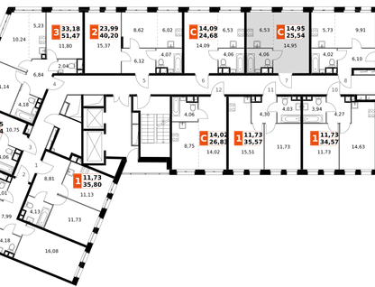 Студия, 25&nbsp;м²