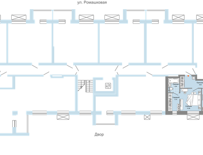 3-к. квартира, 71&nbsp;м²