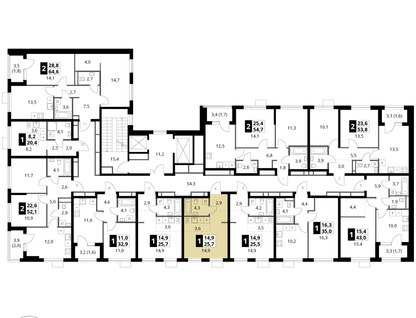 Студия, 25&nbsp;м²