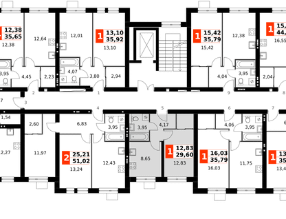 1-к. квартира, 29&nbsp;м²