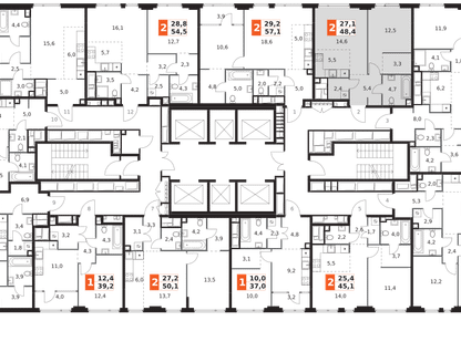 2-к. квартира, 48 м²