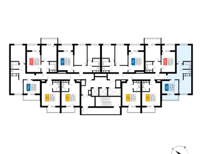 2-к. квартира, 48&nbsp;м²