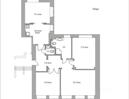 Помещение свободного назначения, 550 м²