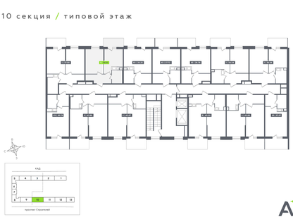 1-к. квартира, 34&nbsp;м²