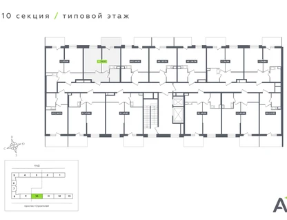 1-к. квартира, 34&nbsp;м²