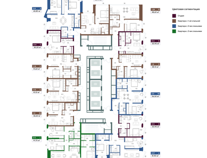1-к. квартира, 48&nbsp;м²