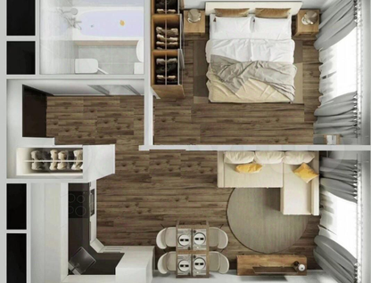 1-к. квартира, 34,5&nbsp;м²