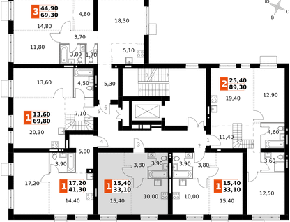 1-к. квартира, 33&nbsp;м²