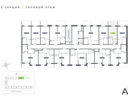 Студия, 23&nbsp;м²