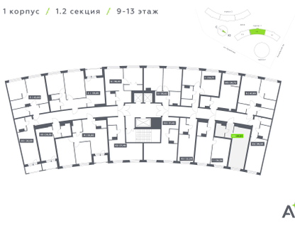 Студия, 29&nbsp;м²