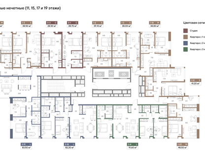 1-к. квартира, 39&nbsp;м²
