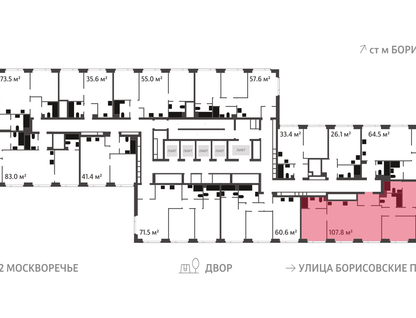 4-к. квартира, 107&nbsp;м²