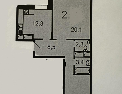 2-к. квартира, 70&nbsp;м²