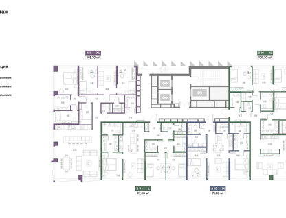 2-к. квартира, 71&nbsp;м²