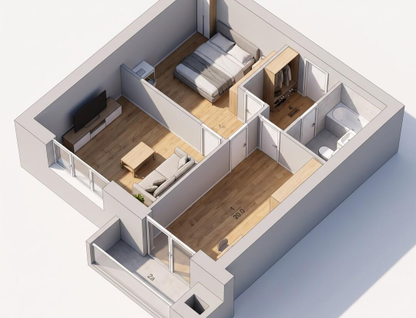 1-к. квартира, 35 м²