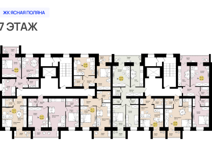 1-к. квартира, 43 м²