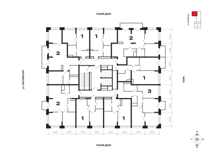 1-к. квартира, 34&nbsp;м²