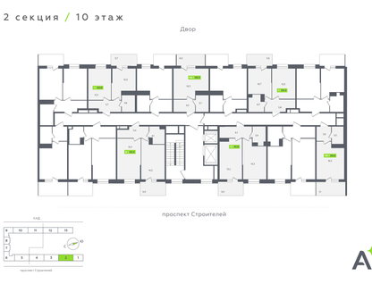 1-к. квартира, 34 м²