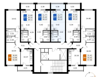 Студия, 28&nbsp;м²