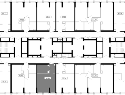 Студия, 30 м²