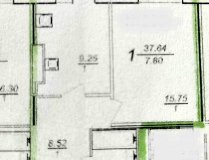 1-к. квартира, 44 м²