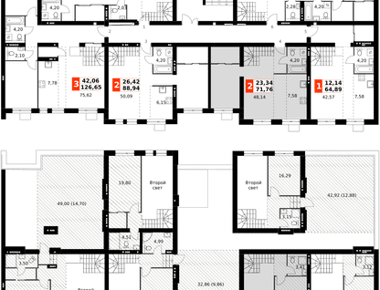 2-к. квартира, 71&nbsp;м²