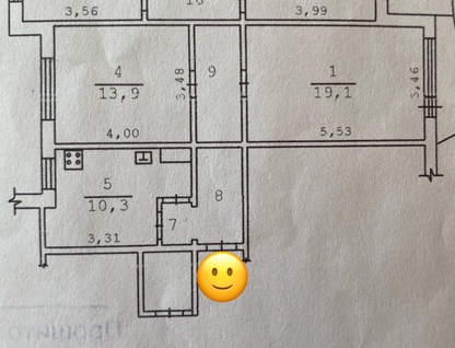 4-к. квартира, 81,6&nbsp;м²