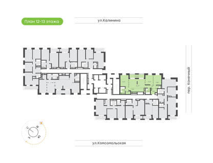 3-к. квартира, 95 м²