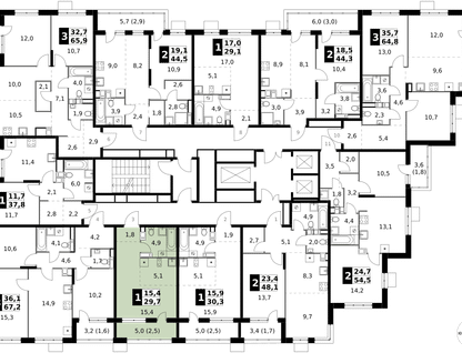 Студия, 29 м²